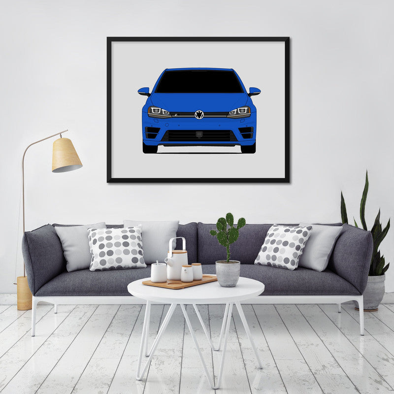 Volkswagen Golf R MK7 (2015-2017) Poster