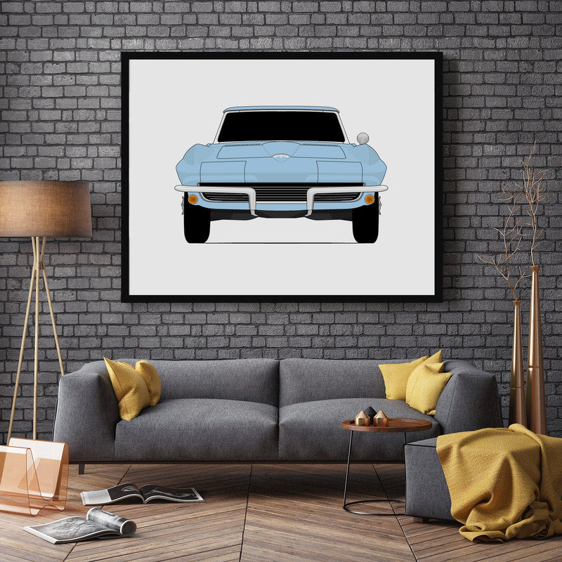 Chevy Corvette C2 (1964-1967) Poster