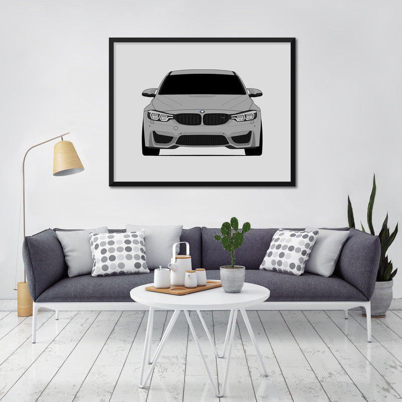 BMW M4 F82 (2018-2020) Poster