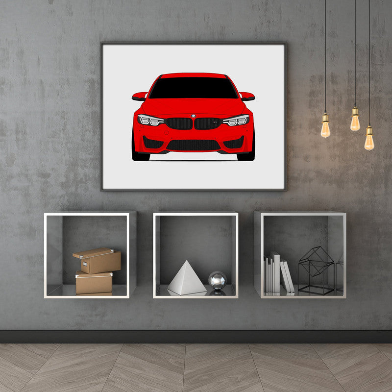 BMW M3 F80 (2018-2020) Poster