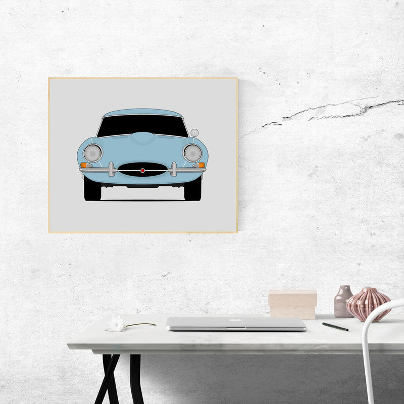 Jaguar E-Type Series 1 (1961-1968) Poster