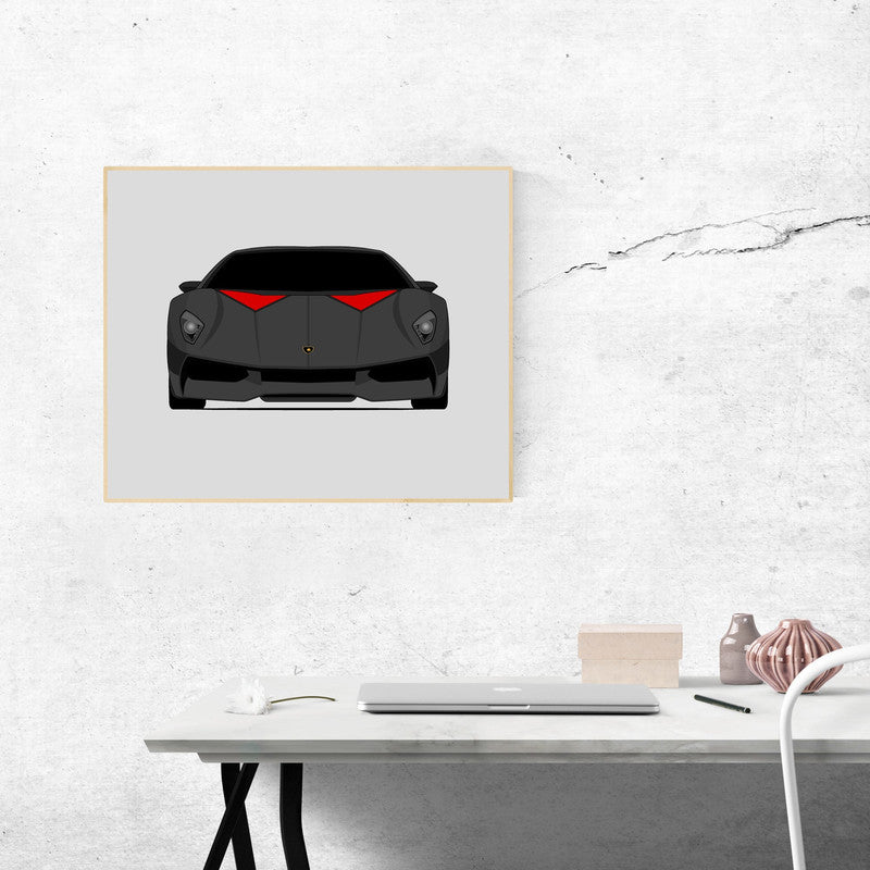 Lamborghini Sesto Elemento (2012) Poster