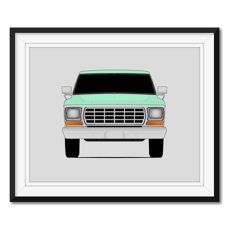 Ford F-100 (1978-1979) 6th Generation Poster