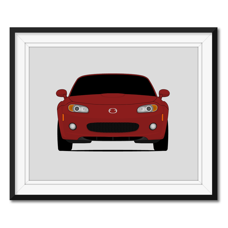 Mazda Miata NC (2006-2008) Poster