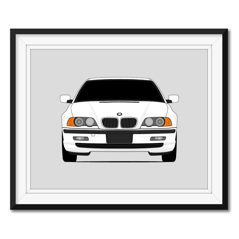 BMW 3 Series 325i E46 (1999-2001) Poster
