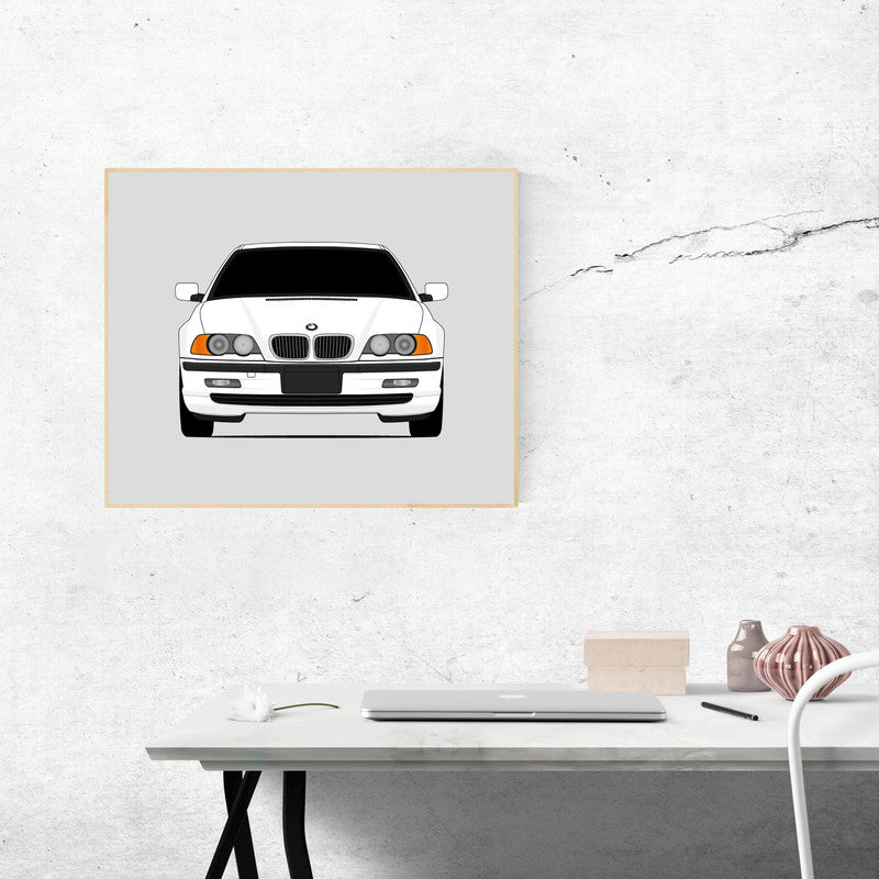 BMW 3 Series 325i E46 (1999-2001) Poster