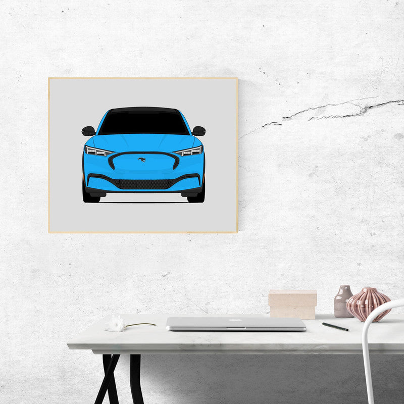 Ford Mustang Mach E (2021-Present) Poster