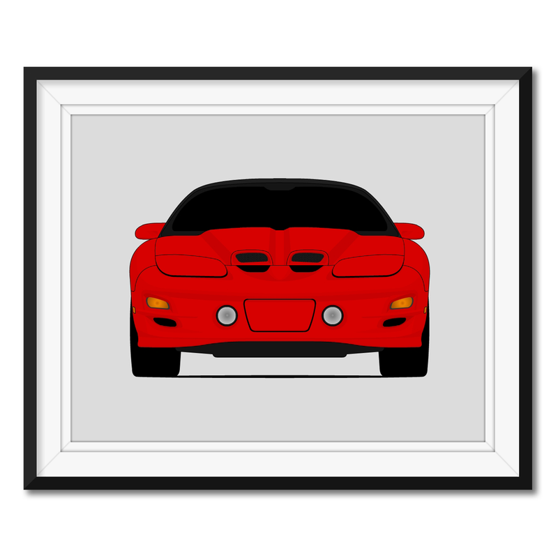 Pontiac Firebird Trans Am WS6 (1998-2002) Poster