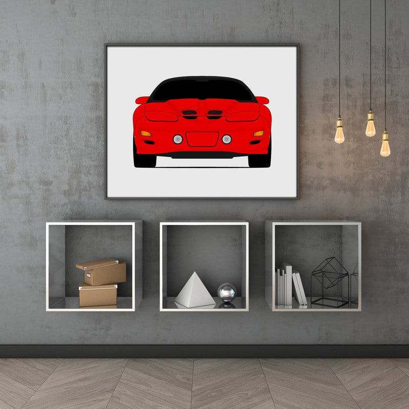 Pontiac Firebird Trans Am WS6 (1998-2002) Poster