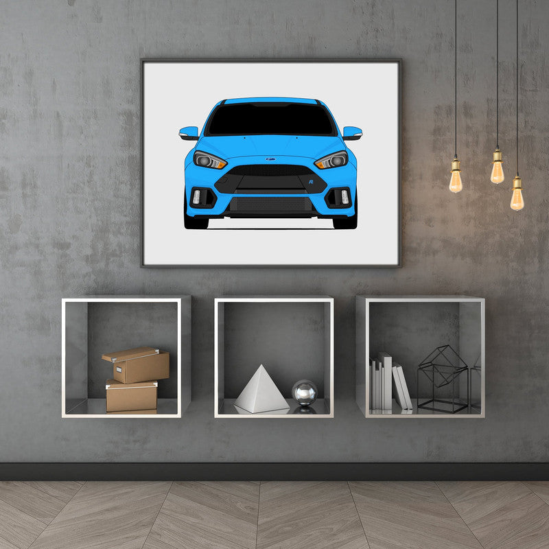 Ford Focus RS (2016-2018) 3rd Generation Poster