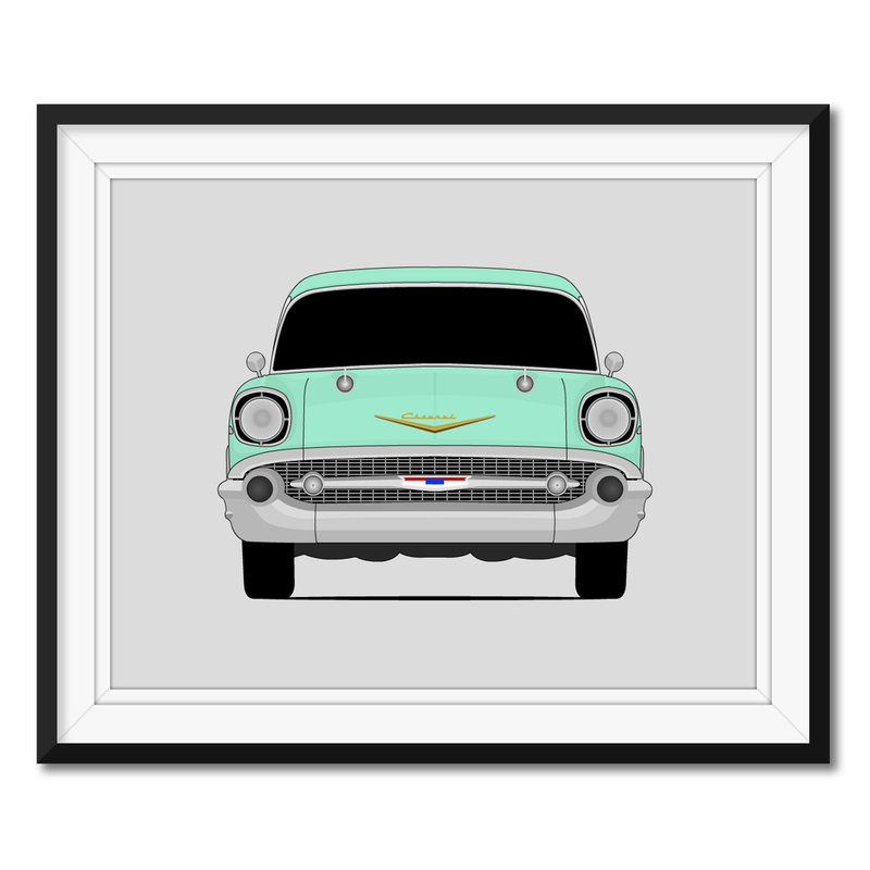 Chevy Bel Air 1957 Poster