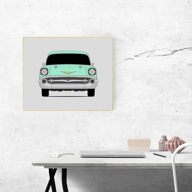 Chevy Bel Air 1957 Poster