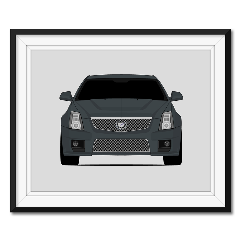Cadillac CTS-V (2009-2015) 2nd Generation Poster