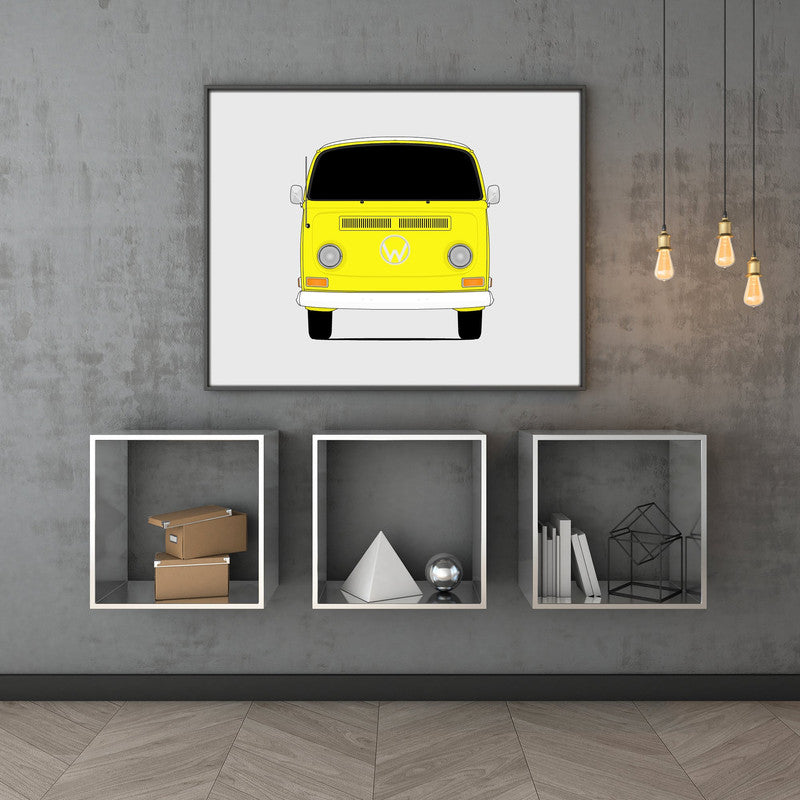 Volkswagen VW Type 2 Bus (1968-1972) Camper Van Poster