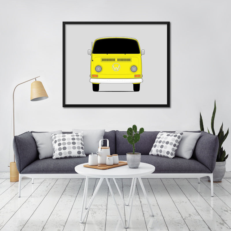 Volkswagen VW Type 2 Bus (1968-1972) Camper Van Poster