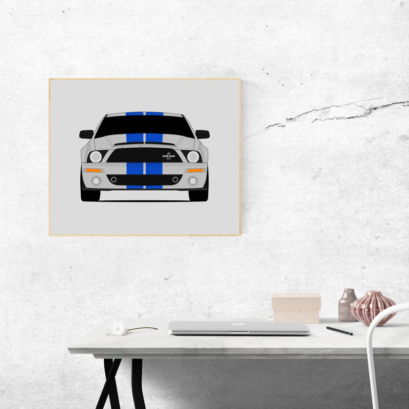 Ford Mustang Shelby GT500KR (2008-2009) S197 Poster