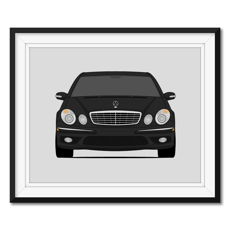 Mercedes-Benz E55 W211 (2003-2006) Poster