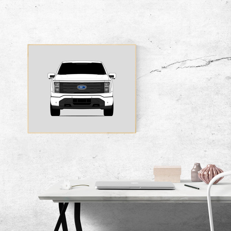 Ford F-150 Lightning (2023-Present) Electric 14th GEN Poster