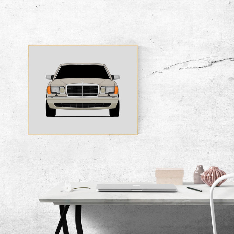 Mercedes-Benz 560 SEL W126 (1986-1991) Poster