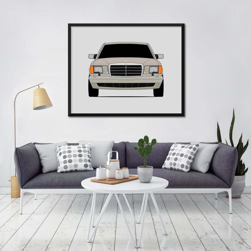 Mercedes-Benz 560 SEL W126 (1986-1991) Poster