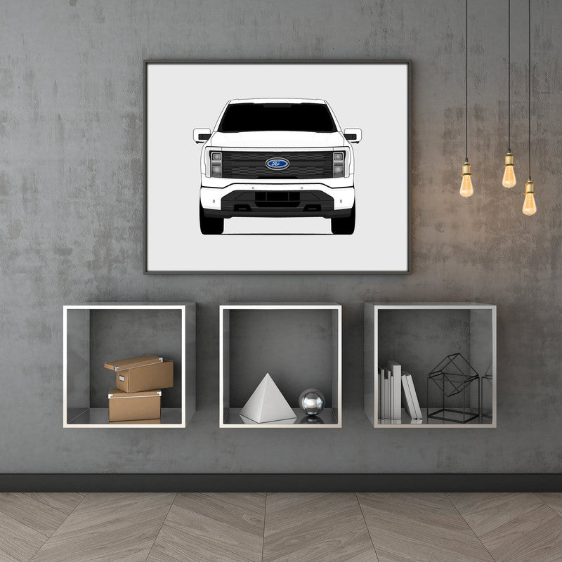 Ford F-150 Lightning (2023-Present) Electric 14th GEN Poster