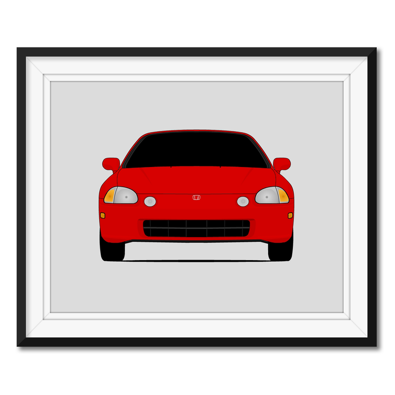 Honda Del Sol (1992-1997) Poster