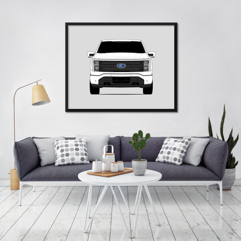 Ford F-150 Lightning (2023-Present) Electric 14th GEN Poster