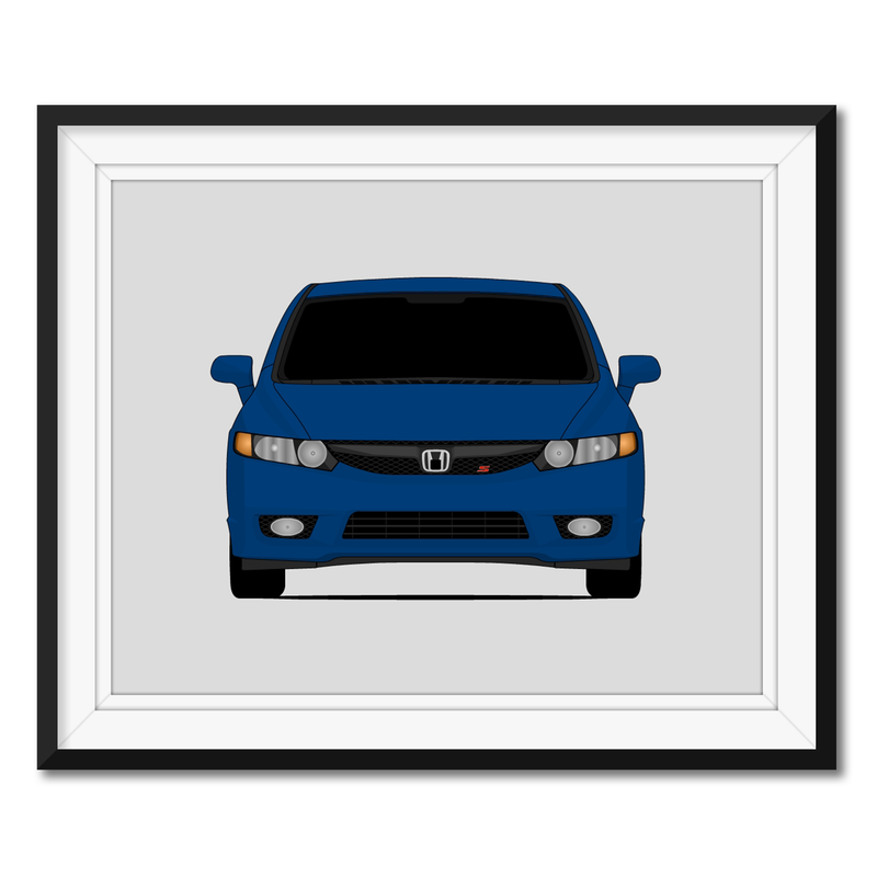 Honda Civic Si (2006-2011) Gen 8 Poster