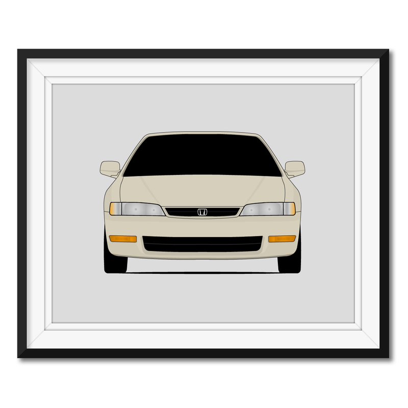 Honda Accord (1996-1998) 5th Generation Poster