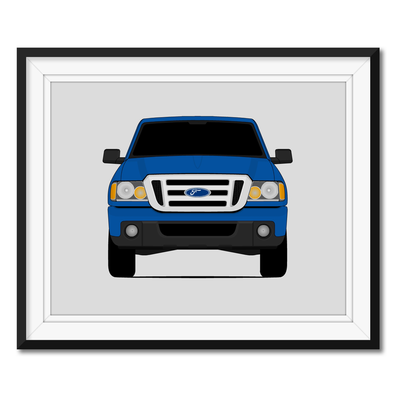 Ford Ranger (2006-2011) 3rd Generation Poster