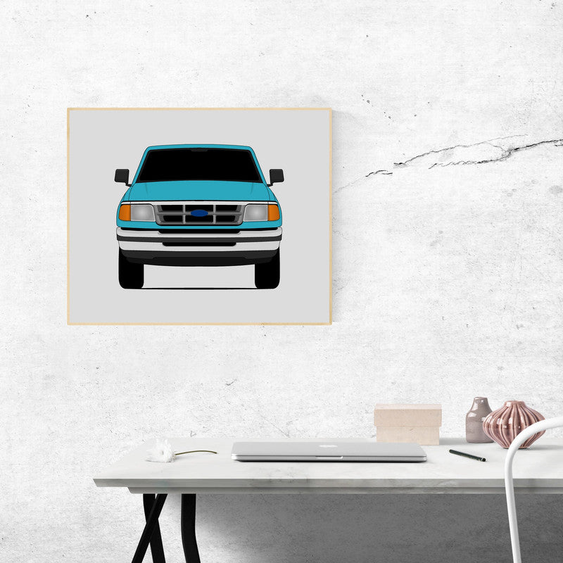 Ford Ranger (1993-1997) 2nd Generation Poster