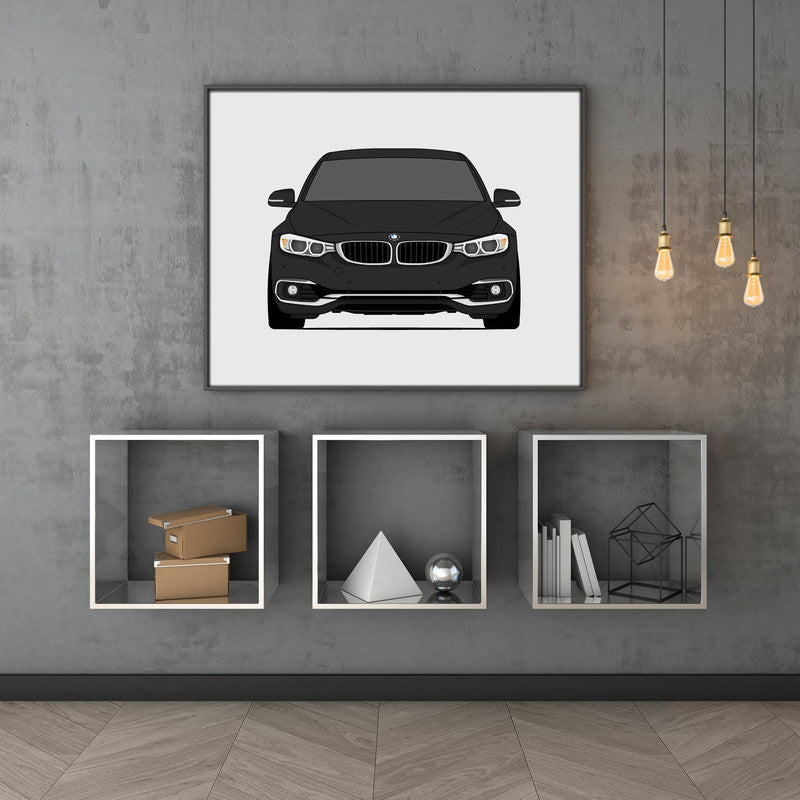 BMW 4 Series 430i F32 (2017-2020) Poster