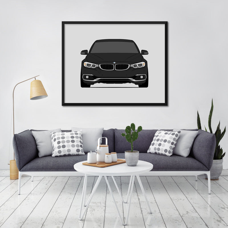 BMW 4 Series 430i F32 (2017-2020) Poster