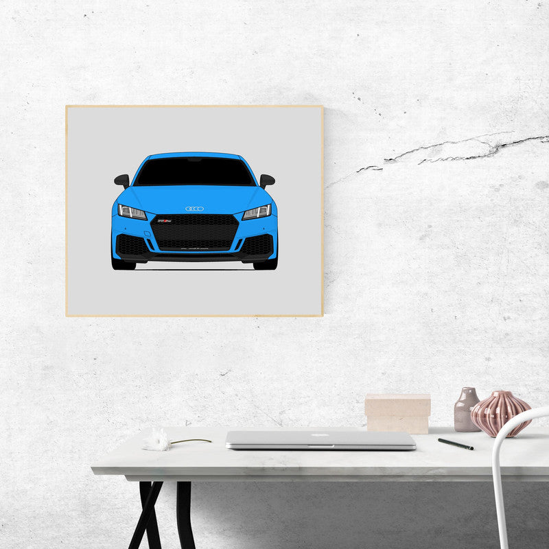 Audi TT RS Coupe (2020-2023) MK3 3rd GEN Facelift Poster