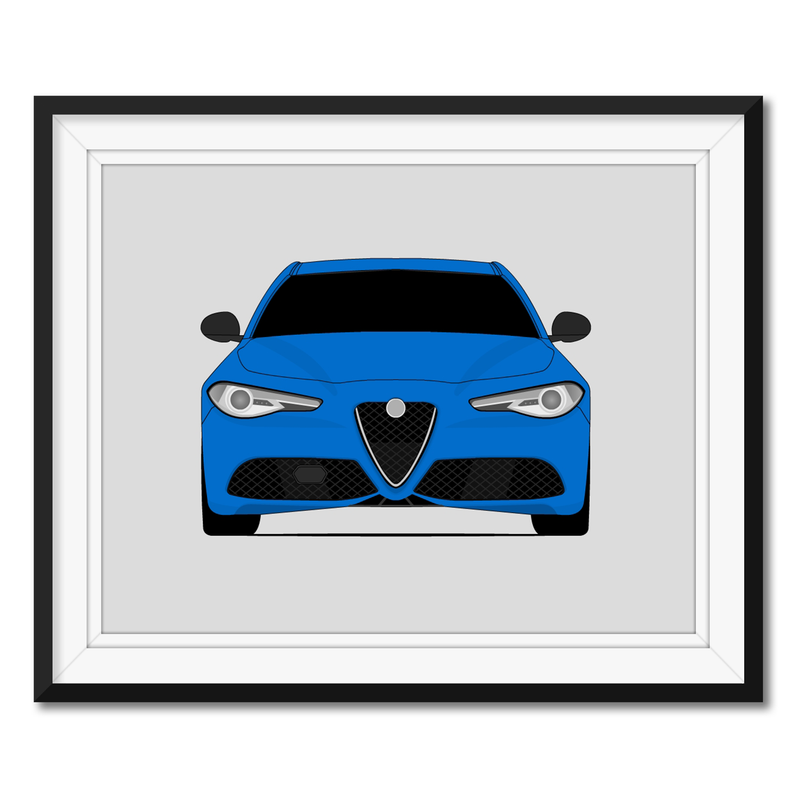 Alfa Romeo Giulia Ti Sport 952 (2016-Present) Poster