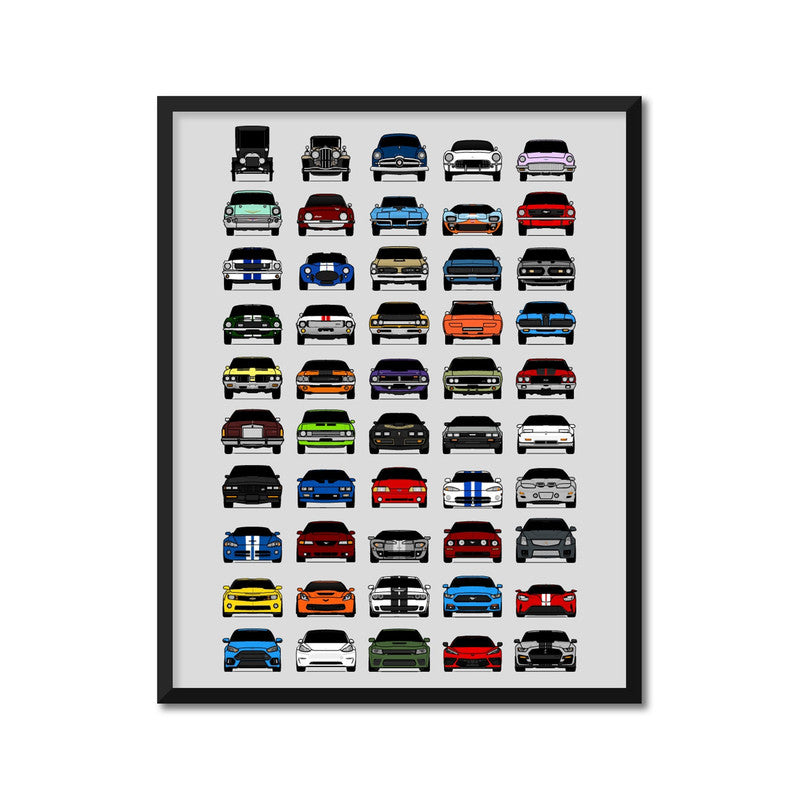 50 Iconic American Cars (Best 50 Cars)