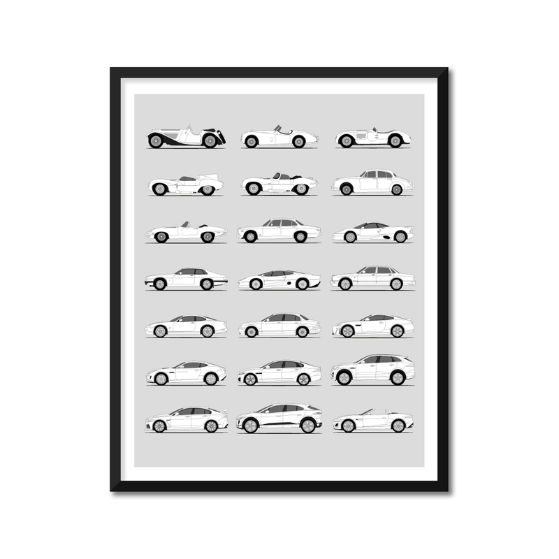 Jaguar Generations (Side Profile)