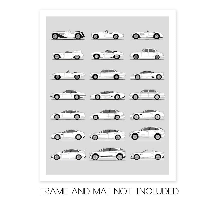 Jaguar Generations (Side Profile)
