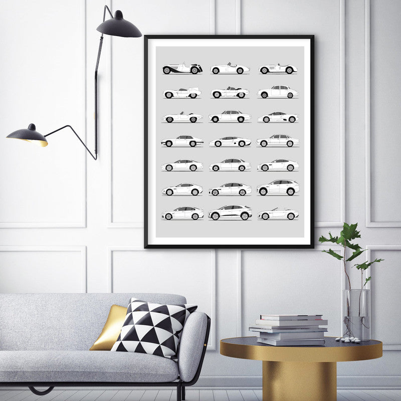 Jaguar Generations (Side Profile)