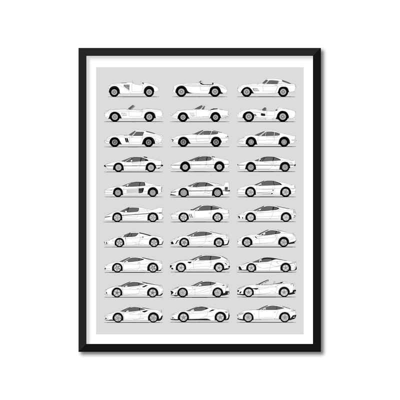 Ferrari Generations (Side Profile)