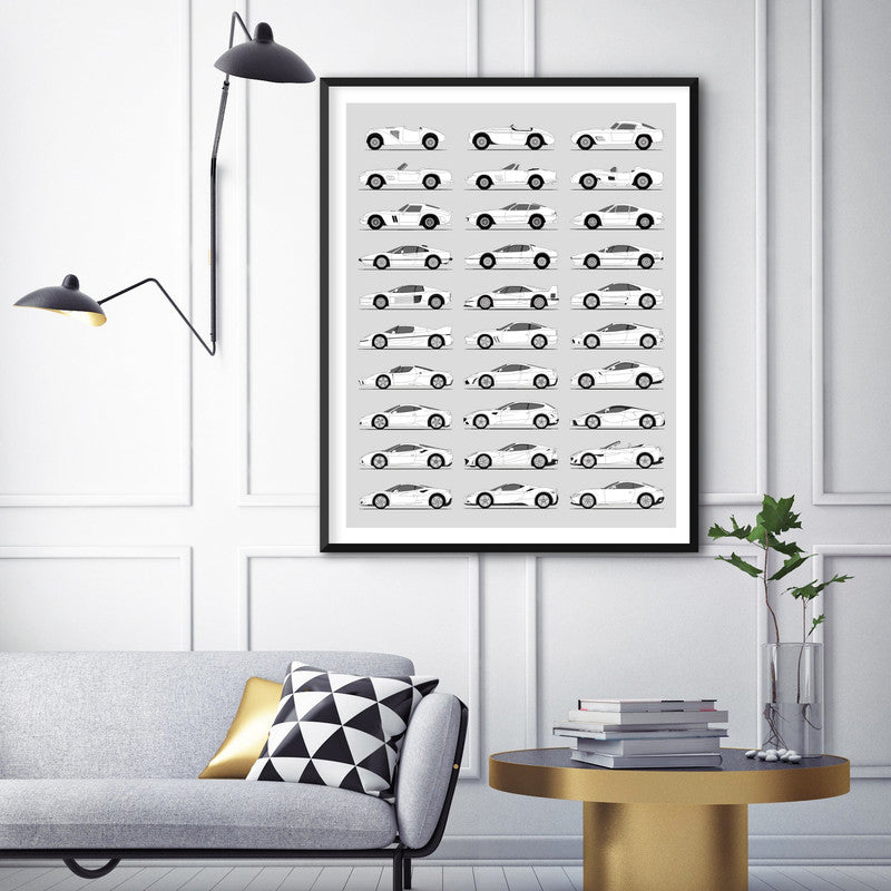 Ferrari Generations (Side Profile)