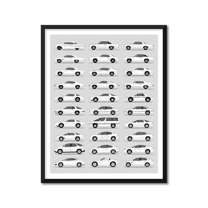 Pontiac Generations (Side Profile)