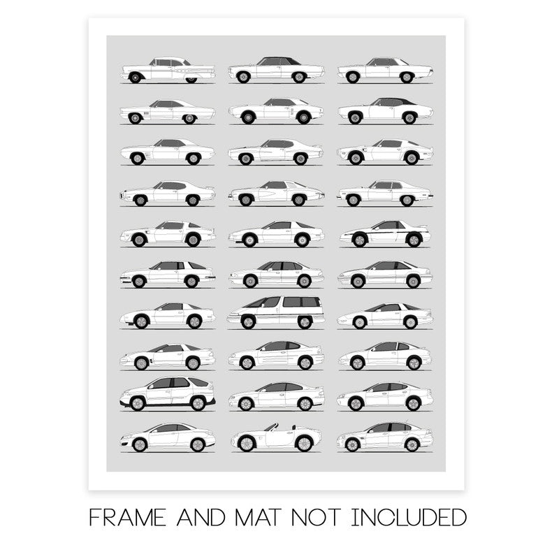 Pontiac Generations (Side Profile)