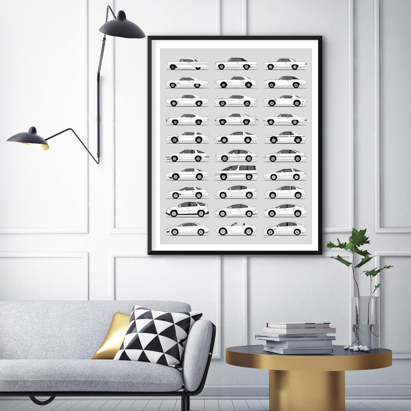 Pontiac Generations (Side Profile)