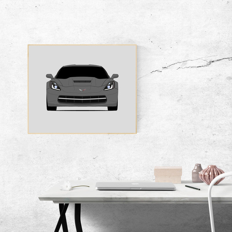 Chevy Corvette Z51 Stingray C7 (2014-2019) Poster