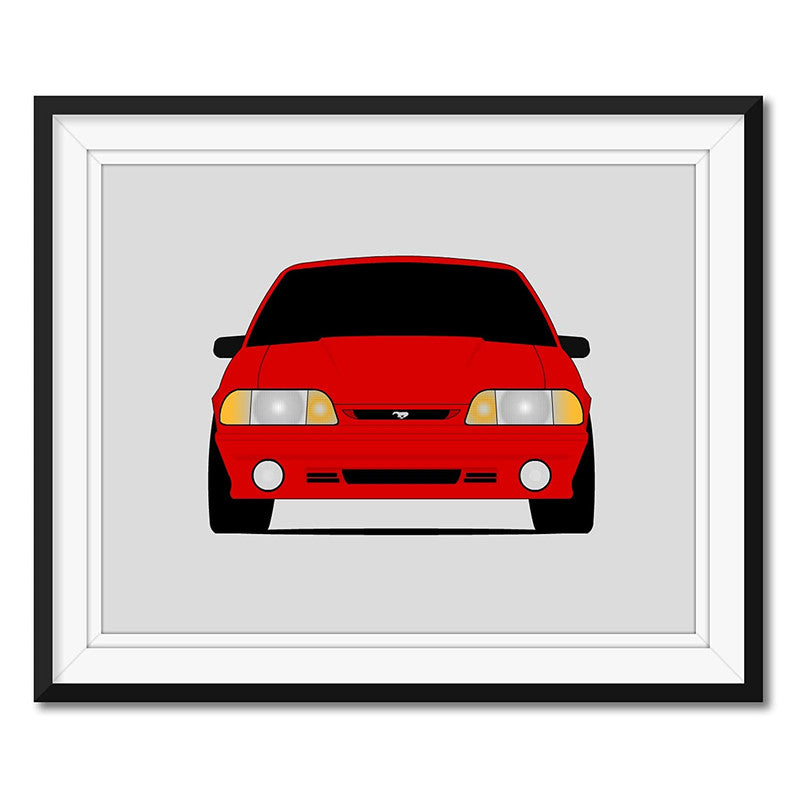 Ford Mustang SVT Cobra (1993) Fox Body 5.0 Poster