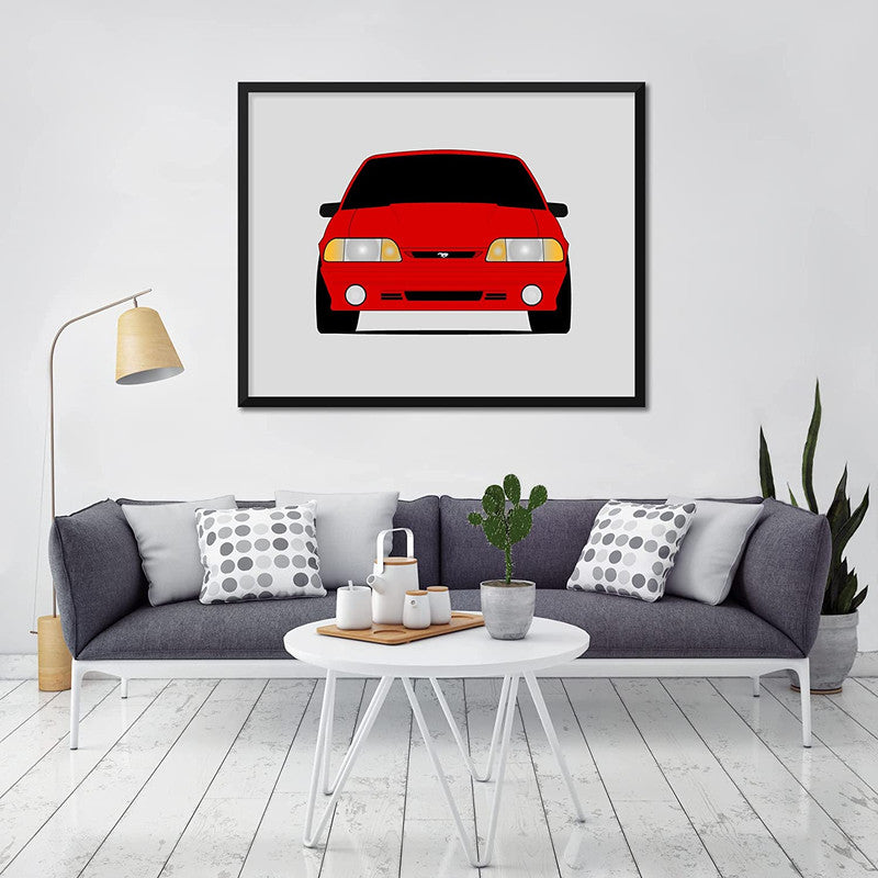 Ford Mustang SVT Cobra (1993) Fox Body 5.0 Poster