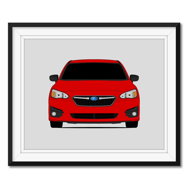 Subaru Impreza GK GT (2017-2019) Poster