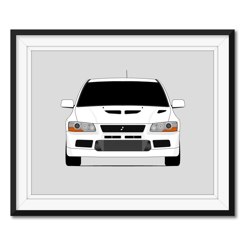 Mitsubishi Evo VII CT9A (2001-2003) Poster