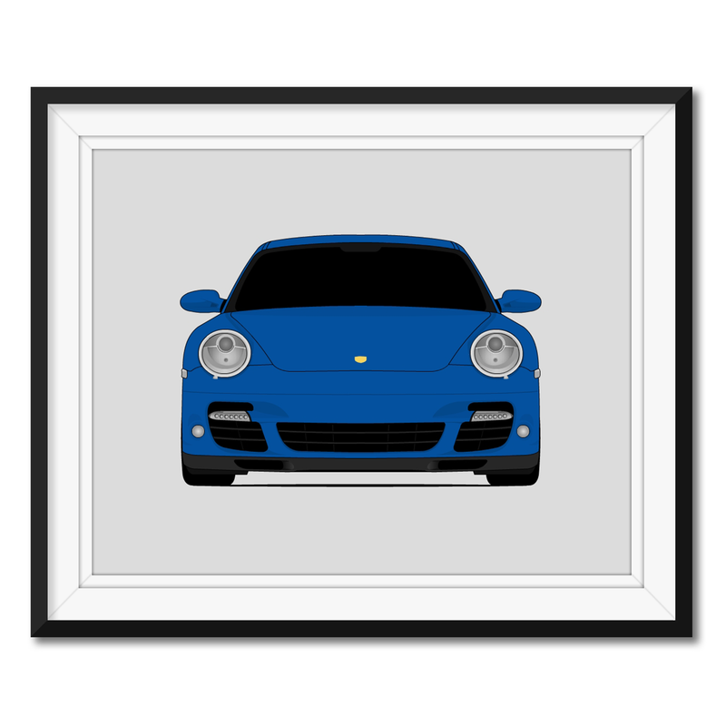Porsche 911 Turbo (2006-2009) 997.1 Poster